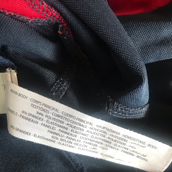 Ariat Tek heatseries women’s XS spellout 1/4 zip navy/red equestrian riding mesh - Picture 8 of 10